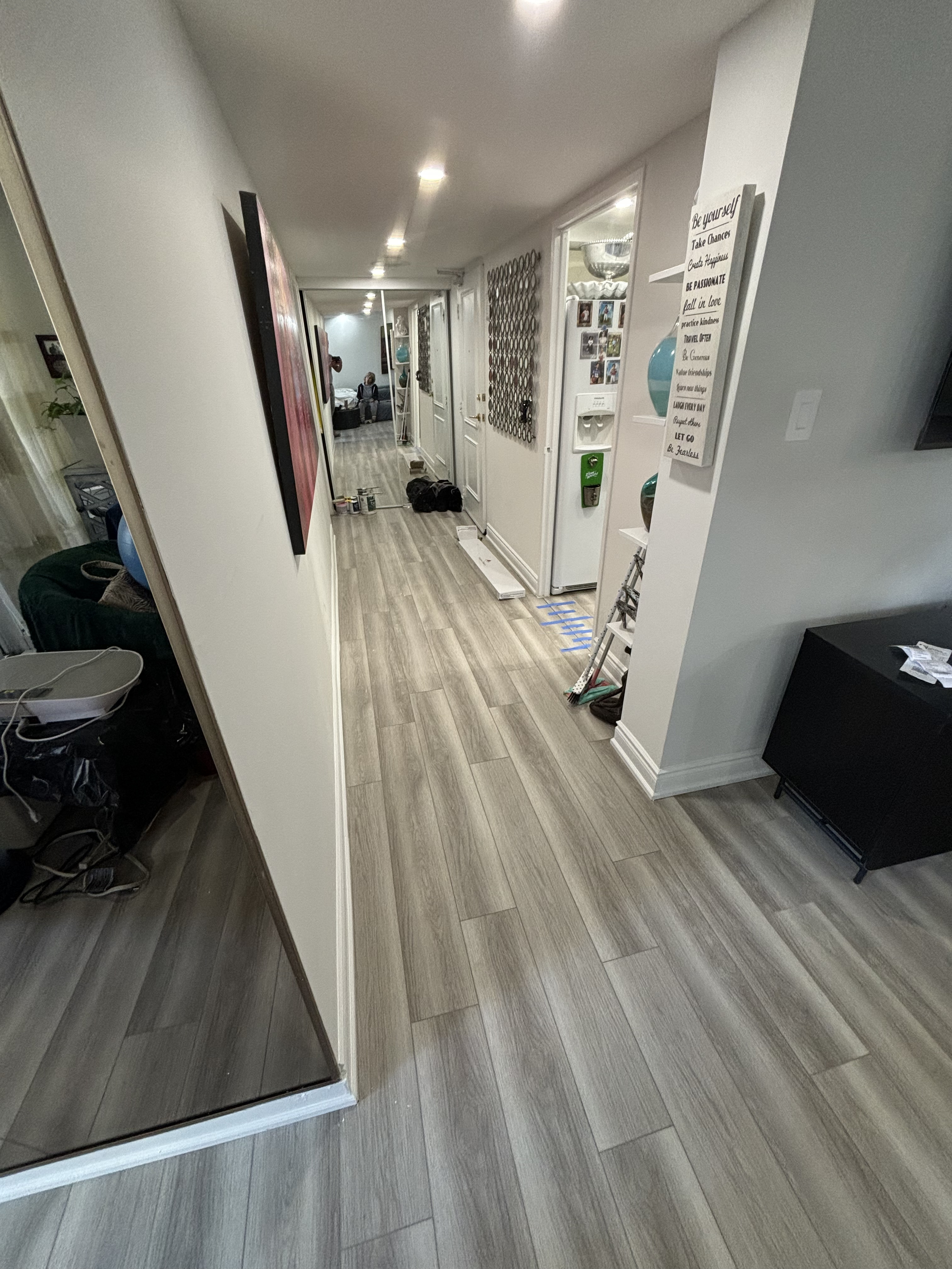 Exterior deck rebuild progress