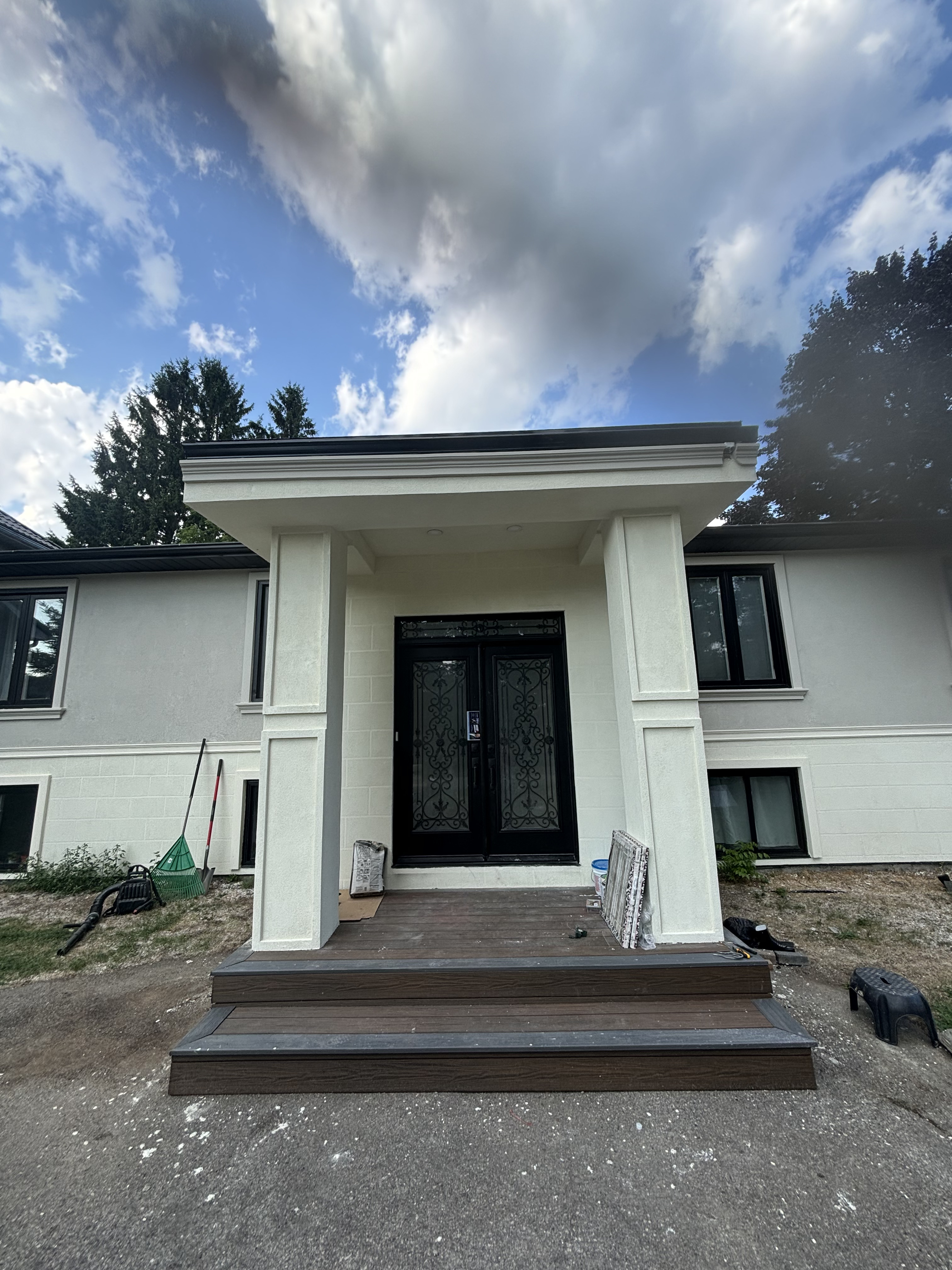 Custom trim and wainscoting installation